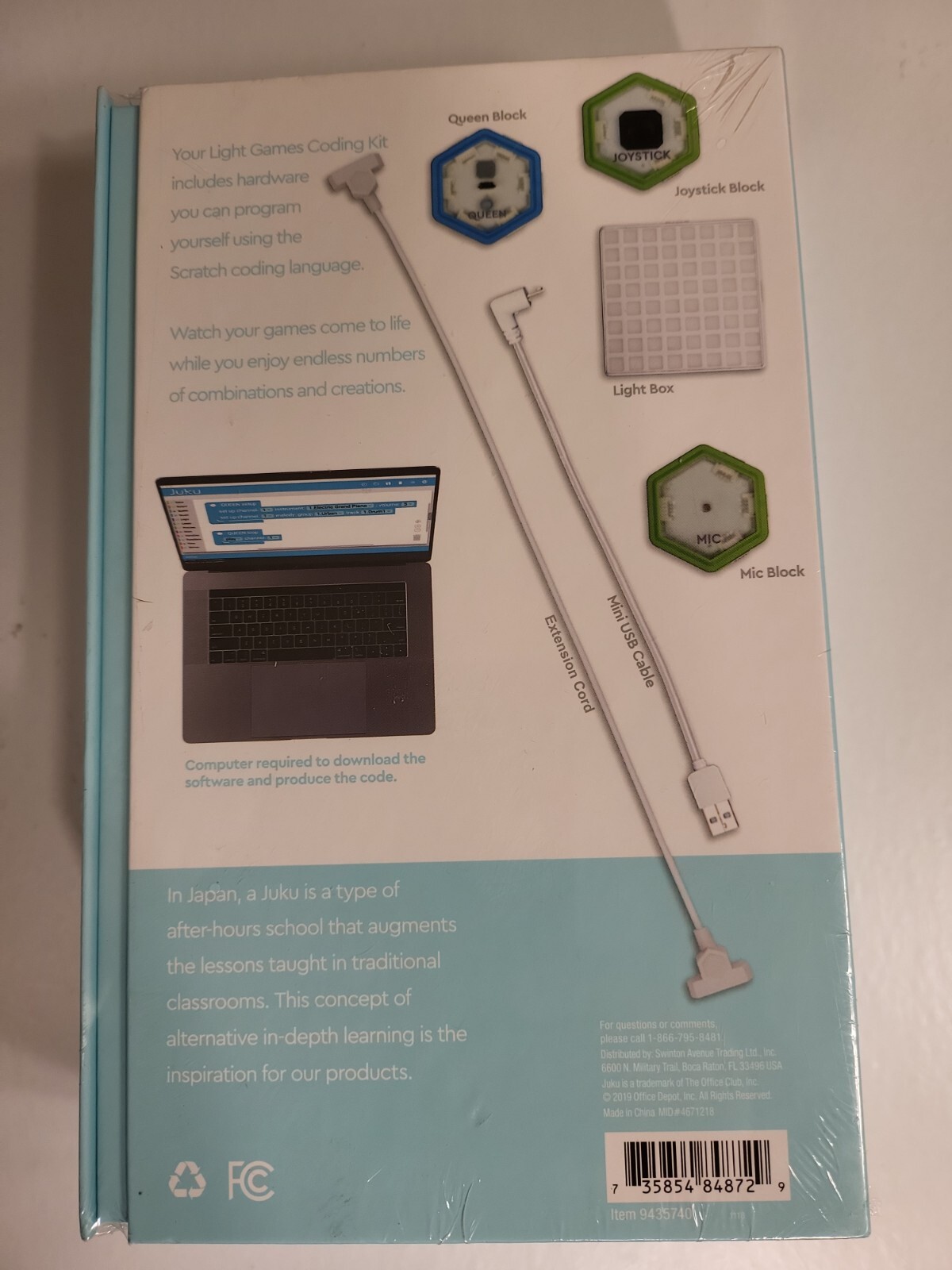 Juku Light Games Coding Kit - New Sealed A78