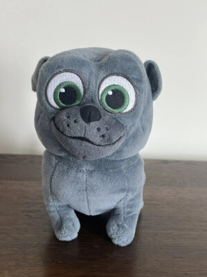 Disney Junior Bingo Plush Pug Puppy Dog Pals Stuffed Animal 6” Toy Gray 