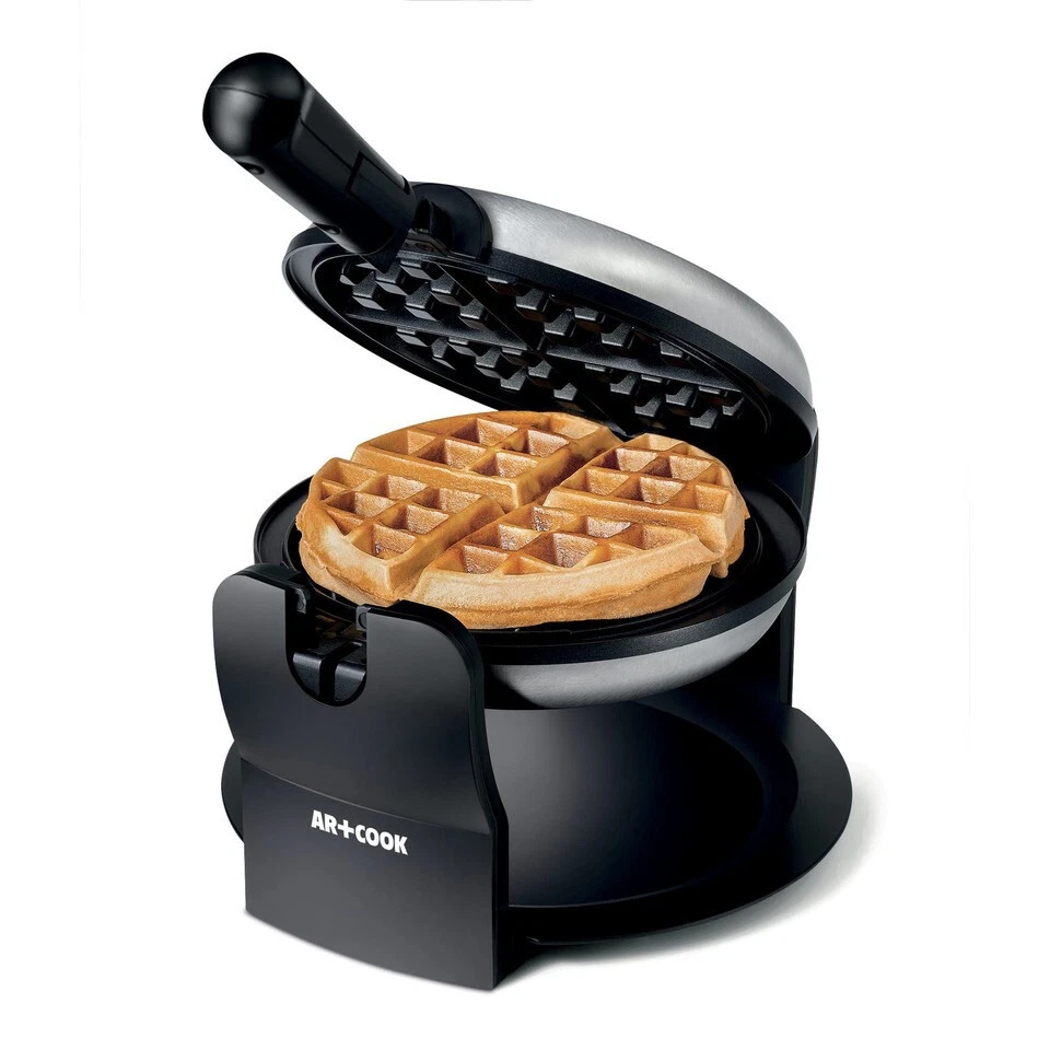 Art and Cook MDS82555 Flip Belgian Waffle Maker -Black