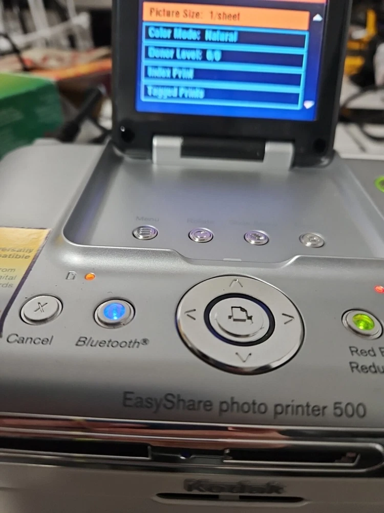 Kodak Easyshare Photo Printer 500 w/ Color Cartridge & Photo Paper