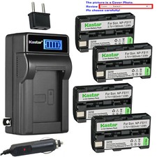 Kastar Battery LCD AC Charger for Sony NP-FS11 FS10 AC-VQ11 Sony DCR-PC4 Camera