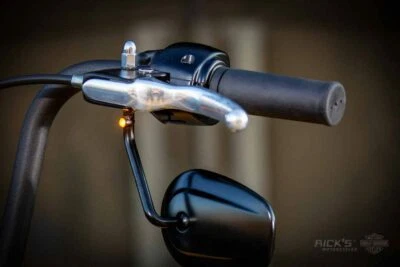 ACCESSORICUSTOM Frecce micro mini stile kellermann atto nere scrambler bobber cafe racer vintage