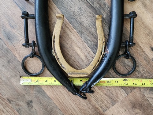 Antique Primitive Horse Hames Wall Art Display with Hook 32in - Picture 6 of 7