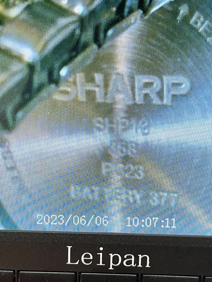 Sharp Quartz 100ft Water Resistant Calendar Watch Silver Tone New Battery Works - Image 3 of 4