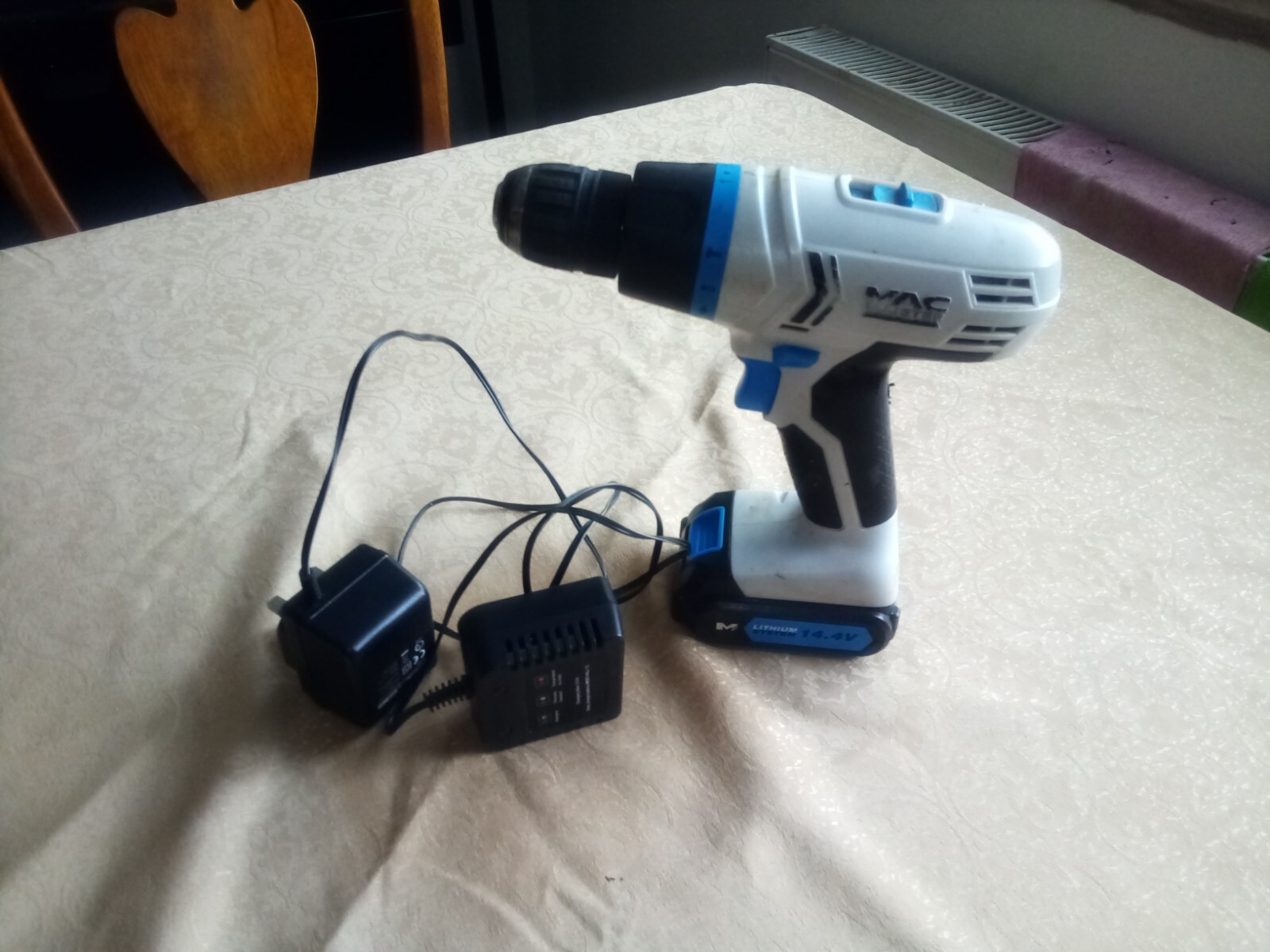 Mac Allister Cordless Hammer Drill, with battery and charger eBay