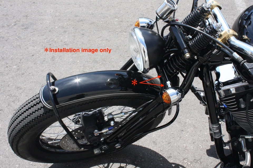 ZERO ENGINEERING TYPE 9 FRONT TURN SIGNAL MOUNT KIT - PAIR [NOS] - Image 4 of 4