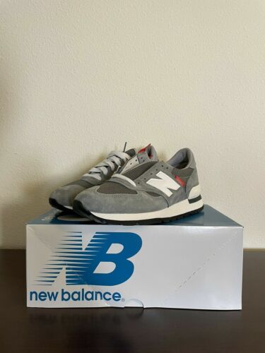 New Balance 990v1 versione 1 40° anniversario 4-6,5 grigio camoscio bianco M990VS1 - Foto 1 di 3