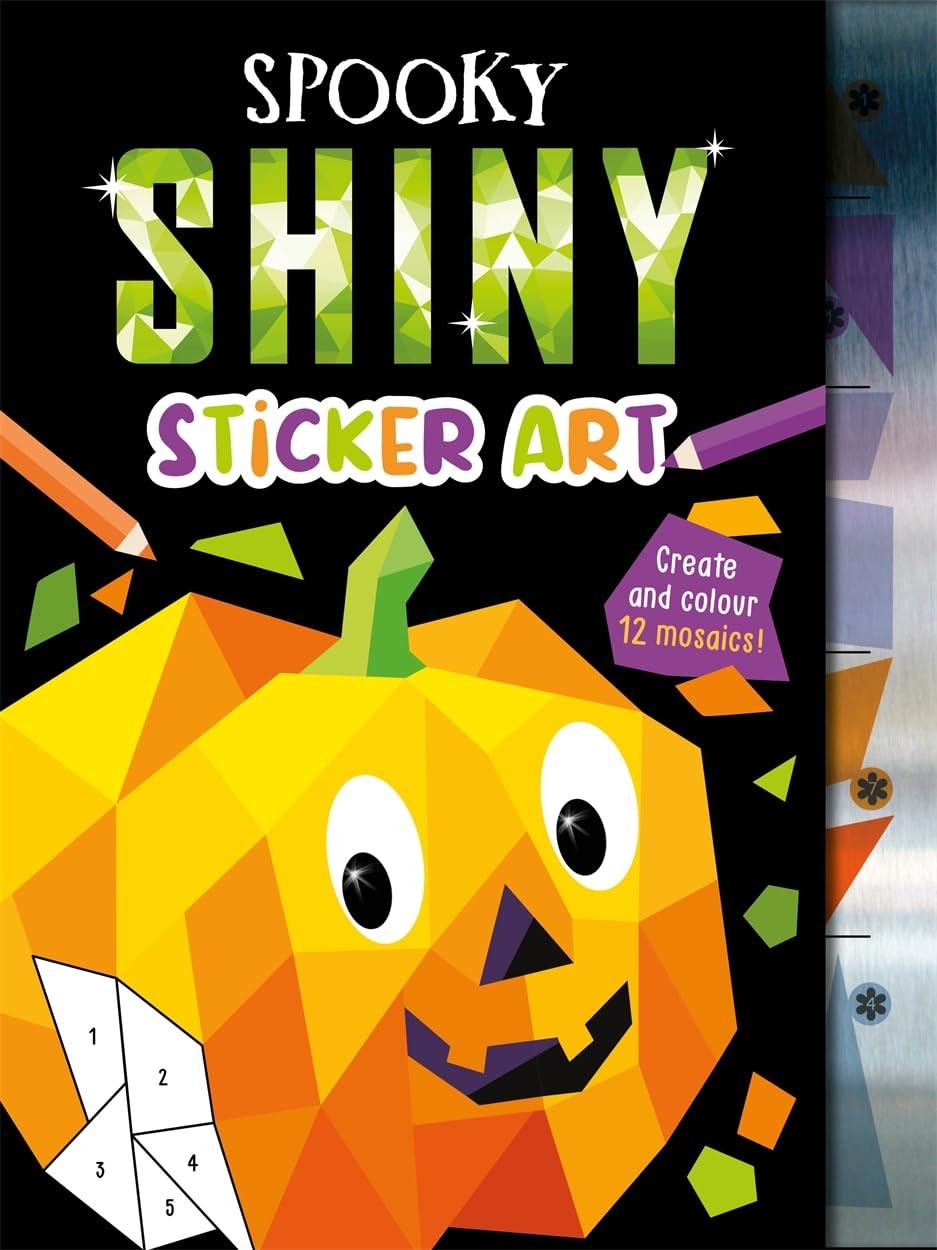 Spooky Shiny Sticker Art by Igloo Books Ltd (Paperback Book) - Image 10