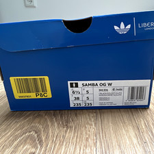 adidas Samba OG Damen Sneaker Schwarz/Beige Blumen bestickt EU 38
