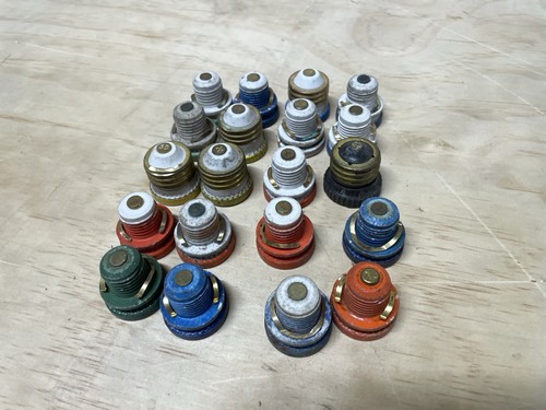 Vintage Lot 25 Buss Einschraub Elektro Sicherungen verschiedene Marken Verstärker Buss Eagle Get - Bild 5 von 5