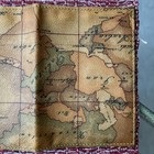 LkNU ALVIERO MARTINi Prima I'Classe GeoWorld Map #9414 Passport Cover Case VGUC — photo 4