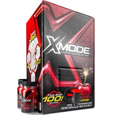 XMODE Energy Shots Tap System 100 Servings Cherry Bomb with Dispenser & Bottles