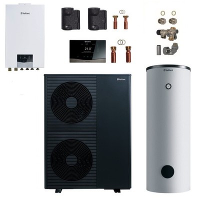 VAILLANT Wärmepumpe Paket 4.3329 aroTHERM plus 105/8.1 A Speicher VIH RW 200/2 B