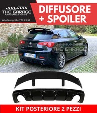 Rear kit "Quadrifoglio" SPOILER + DIFFUSER for Alfa Romeo Giulietta >2010