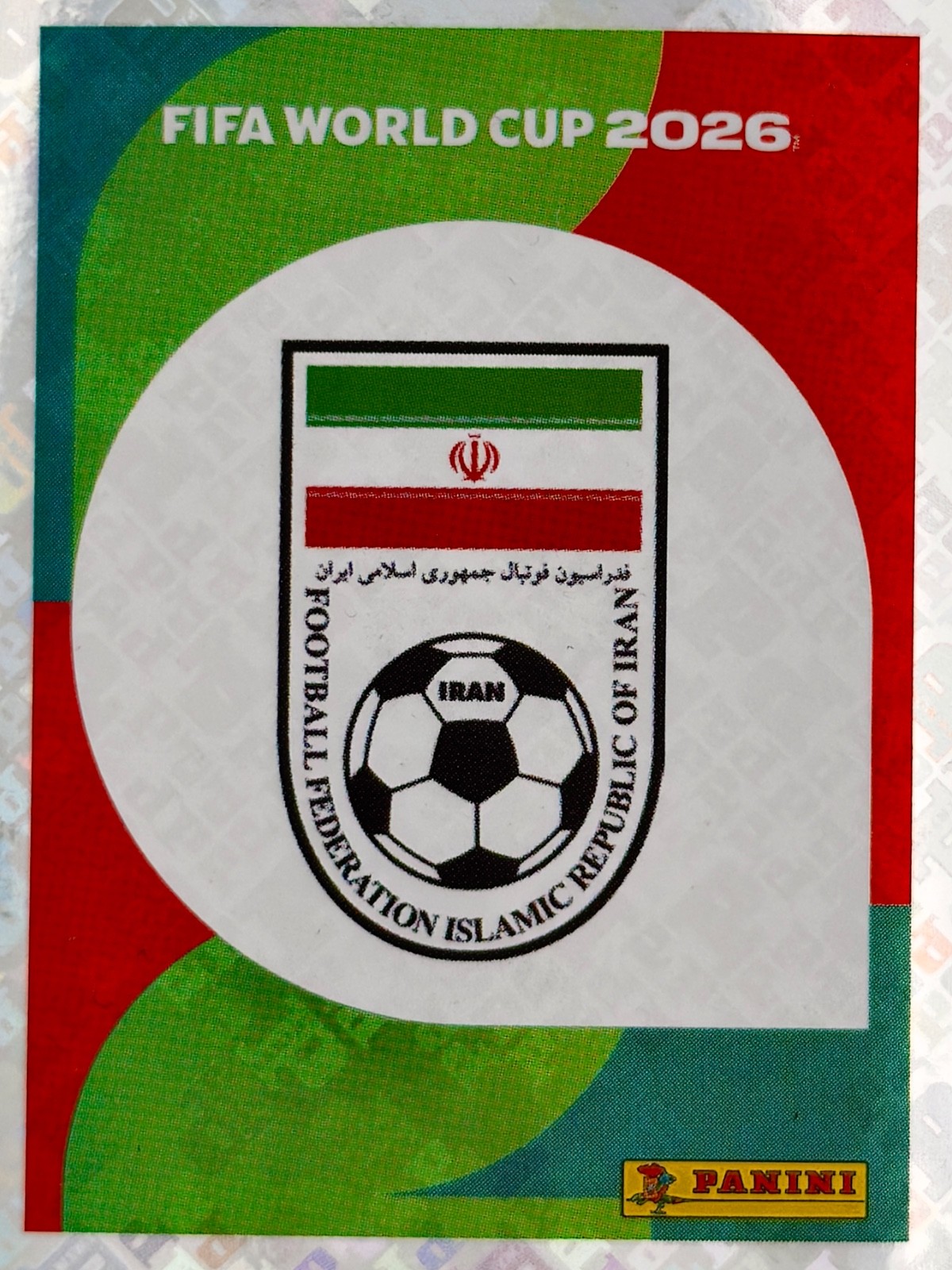 PANINI FIFA WORLD CUP 2026 GOLD CRUMPLE IRAN 100% ORIGINAL ⚽🏆🔥 PICK YOURS