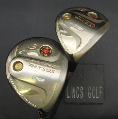 2er Set PRGR TRX-505 3 + 5 Hölzer Regular Graphit Schäfte PRGR Griffe