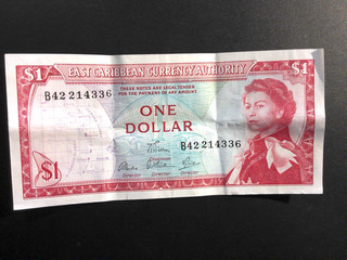 Eastern Caribbean 1 Dollar 1965 Crisp
