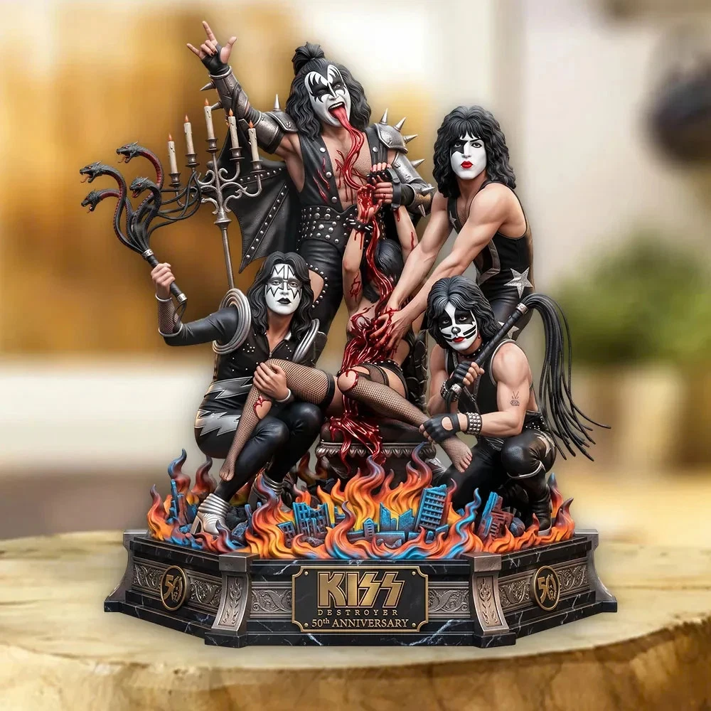 KISS Destroyer 50th Anniversary 2026 Shape Acrylic Plaque