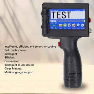 Portable Inkjet Printer Ergonomic Design For Label QR Code Barcode Date Trending
