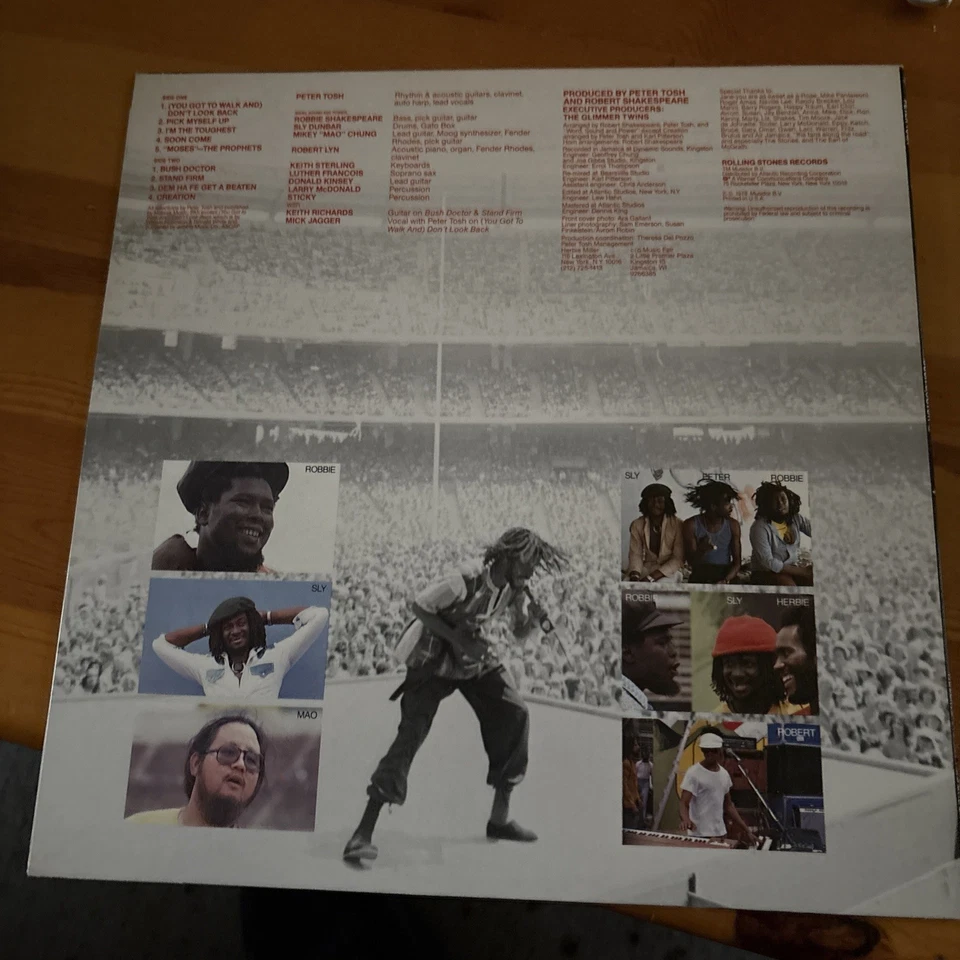 PETER TOSH BUSH DOCTOR REGGAE PROMO 1978 LP VINYL ALBUM rare - Image 2 of 4