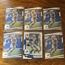 Jamaal Williams Detroit Lions 6 Card Lot Prestige Donruss