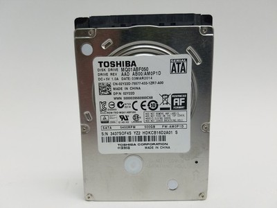Toshiba MQ01ABF MQ01ABF050 500 GB 2.5'' SATA III 5.4K Laptop Hard Drive