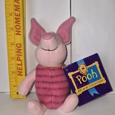 NWT GUND Piglet Plush Bean Stuffed Animal Disney 100 Acre Collection Vintage