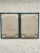 Matched pair Intel Xeon Gold 5122 3.6GHz 4 Core 16.5MB 10.4GT/s 105W SR3AT