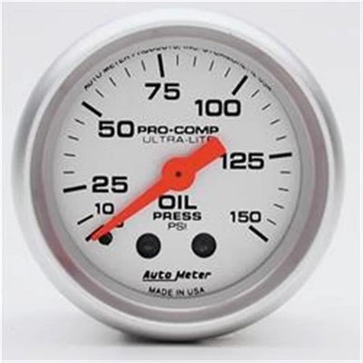 AUTO METER 4323 Ultralite Oil Pressure 0-150 Psi