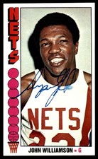 1976 Topps Basketball #113 John Williamson Signed Autograph (no COA)
