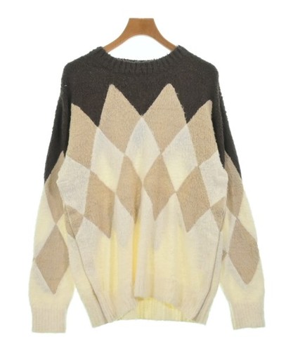 sacai Sweaters IvoryxBrownxBeige 2(Approx. M) 2200580827051