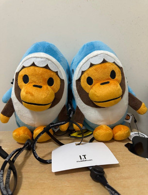 Baby Milo by BAPE Blue Shark Monkey Bag – Unisex Shoulder