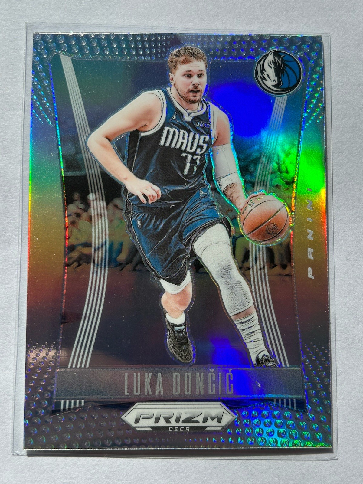 2023-24 Panini Prizm Deca Basketball Luka Doncic #2 Silver Holo Mavs Lakers 🔥