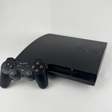 Sony PlayStation 3 Slim 320GB Console CECH-3004B con Controller - Charcoal Black
