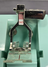 Original Bernina Presser Foot 34D Reverse Pattern w/Clear Sole AKA ZigZag -Used