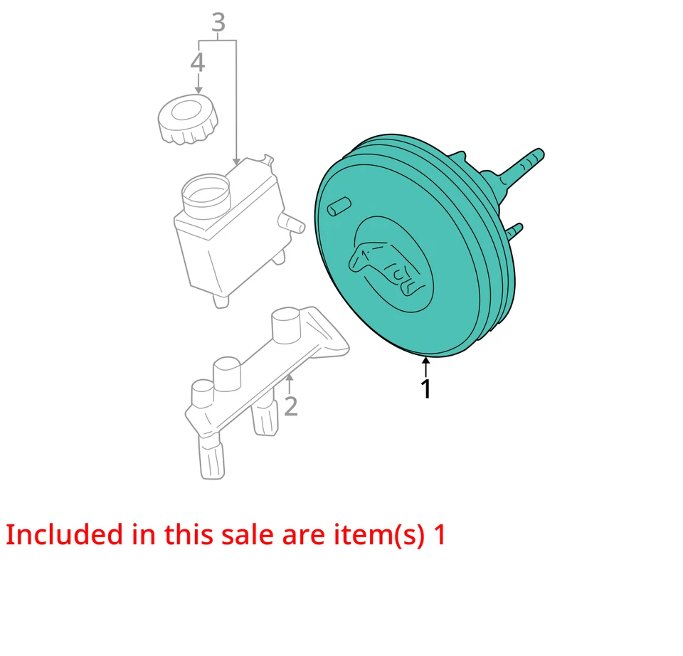 Ford Expedition 2002 potenciador de freno OEM 123 k millas - LKQ428435027 Foto 4 de 4