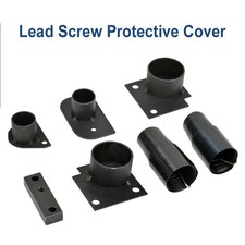 Lead Screw Protect Cover Black Color 400mm Length Durable Lathe Screw Guard K