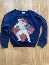 Jog Togs Vintage Blue Ninja Sweatshirt Baby 3-6 months Good Condition