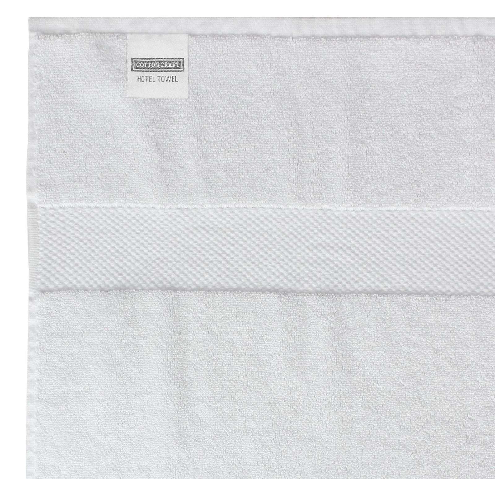 COTTON CRAFT Hotel Spa Luxury Bath Sheet - 2 Pack - Oversized Extra Large 40 x 80 - Heavyweight 700 GSM 2 Ply Ringspun Cotton - Soft Absorbent Everyday Use Home Bath Easy Care Towel Set - White - Thumbnail 3