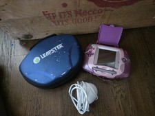 LeapFrog Leapster Learning Game System Pink Purple Handheld Kids Education Toy