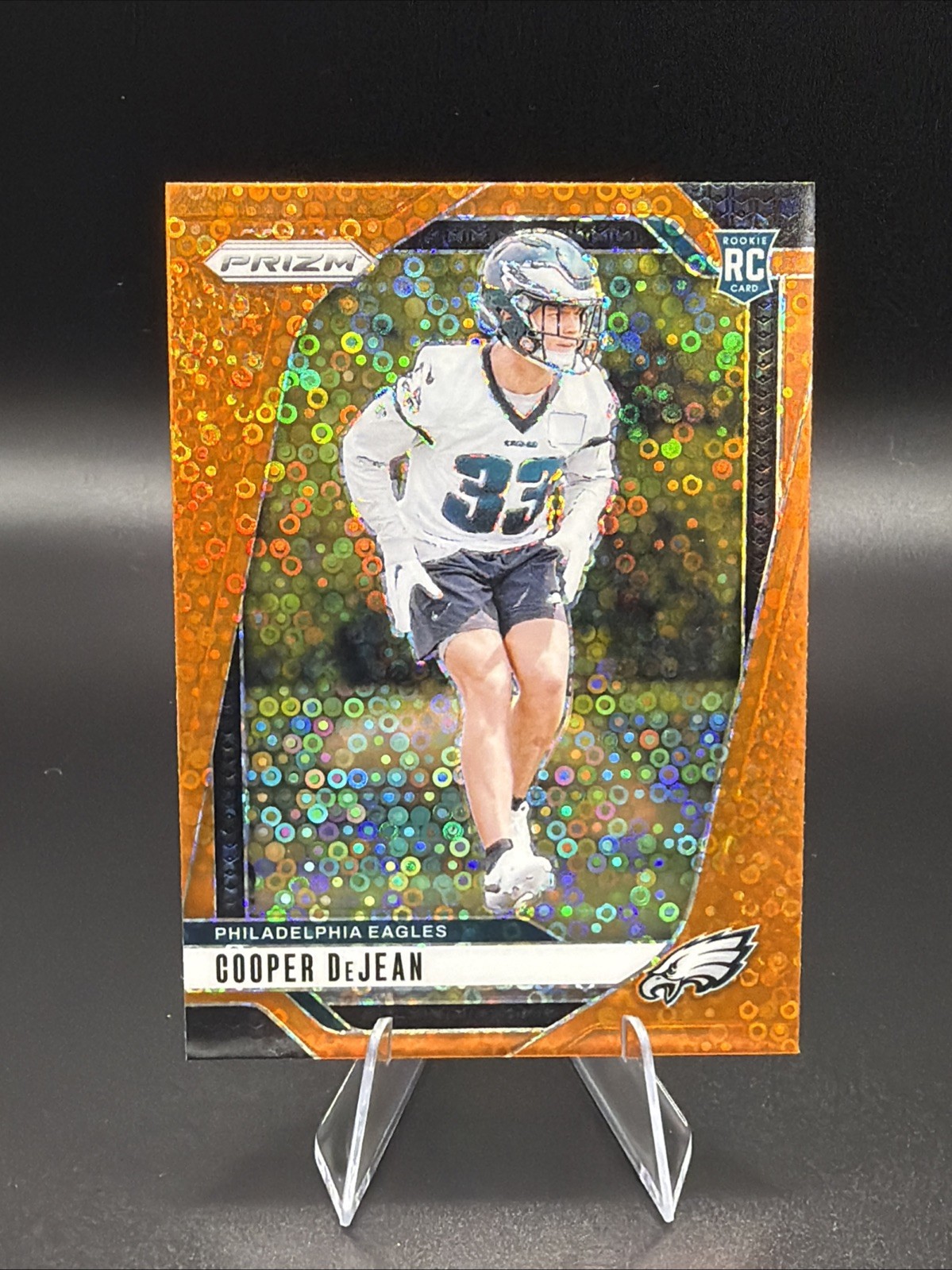 Cooper DeJean ROOKIE 2024 Panini Prizm Orange Disco Prizm (RC) #321