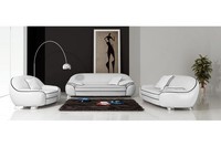 Sofagarnitur Couch Polster Sofa Set 3+2+1 Leder Couchen Sofas Komplett 2705