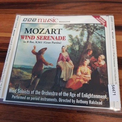 ANTHONY HALSTEAD mozart - wind serenade EX/EX (CD Album, Klassik, BBC)