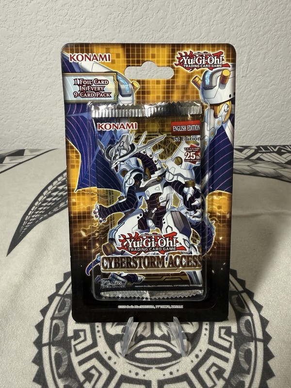 YuGiOh Cyberstorm Access 1st Edition Hanging Blister Pack Sealed