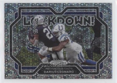 2021 Panini Prizm Lockdown! No Huddle Shaquille Leonard Darius #1 0e3p