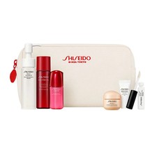 Shiseido Set 7 Pezzi: Benefiance & Ultimune + Campione Set Regalo Sacchetto Comestico EXP2028
