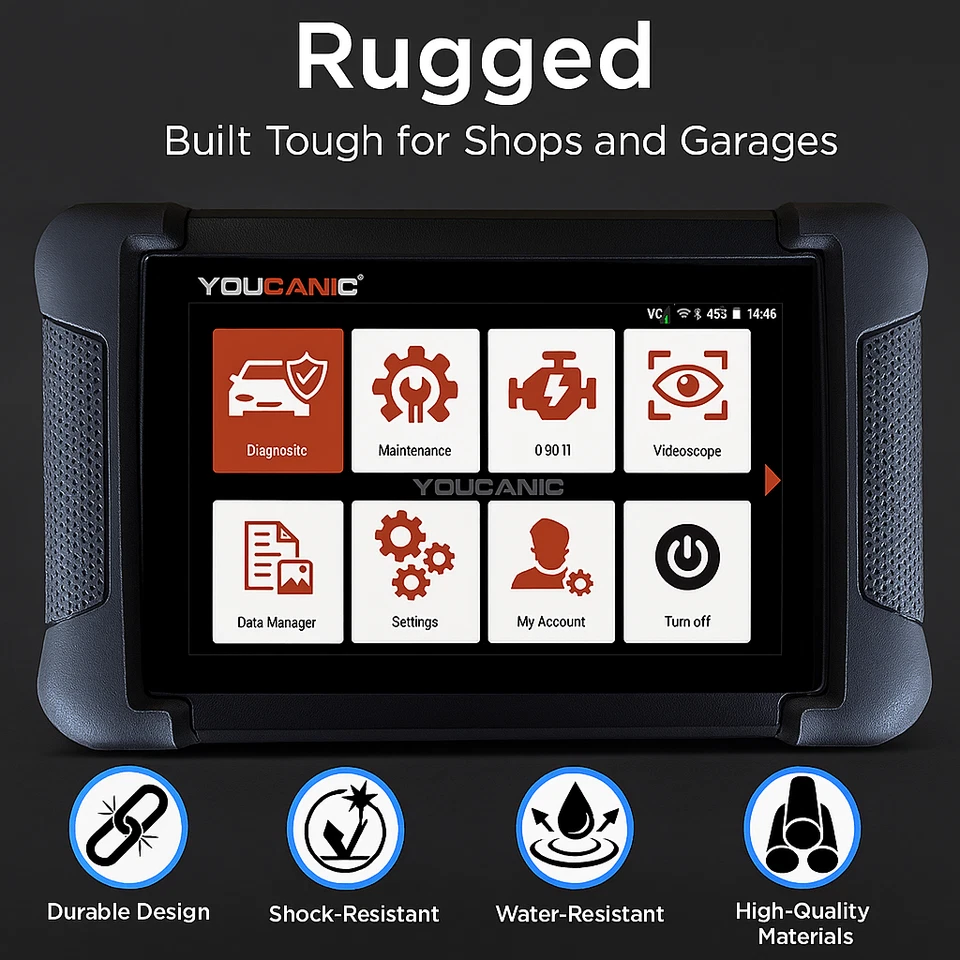 YOUCANIC UCAN-II-C Pro OBD2 Scanner – Full-System Diagnostics, Bi-Directional - Image 2 of 4