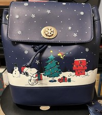 2024 BoxLunch - Peanuts, Snoopy Woodstock winter Light Up Mini-Backpack
