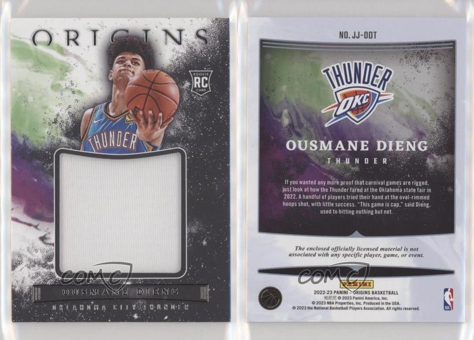 2022-23-panini-origins-rookie-jumbo-jerseys-ousmane-dieng-jj-odt-rc