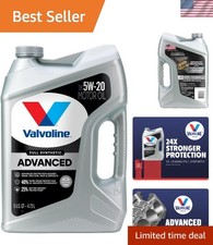 Advanced Full Synthetic 5W-20 Motor Oil 5 QT for Trucks - 24X Engine Protection 31.71 per gallon